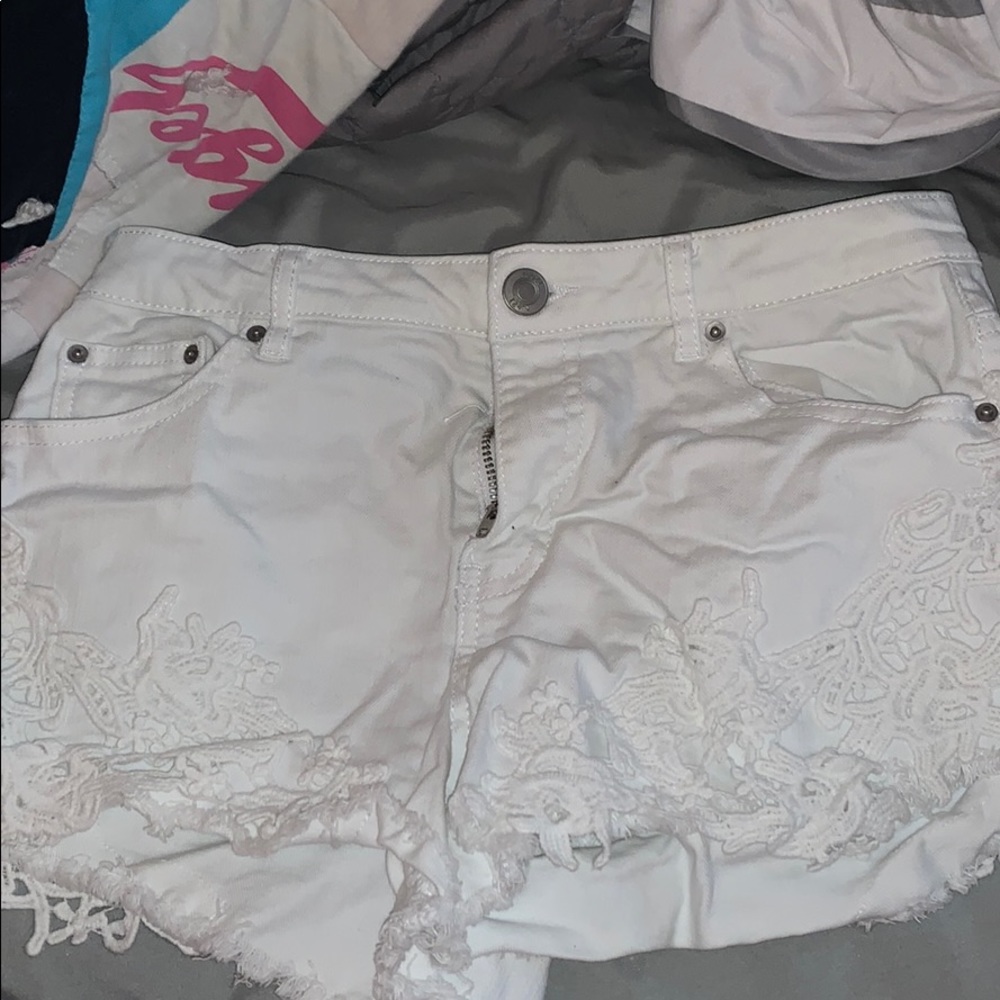 White shorts